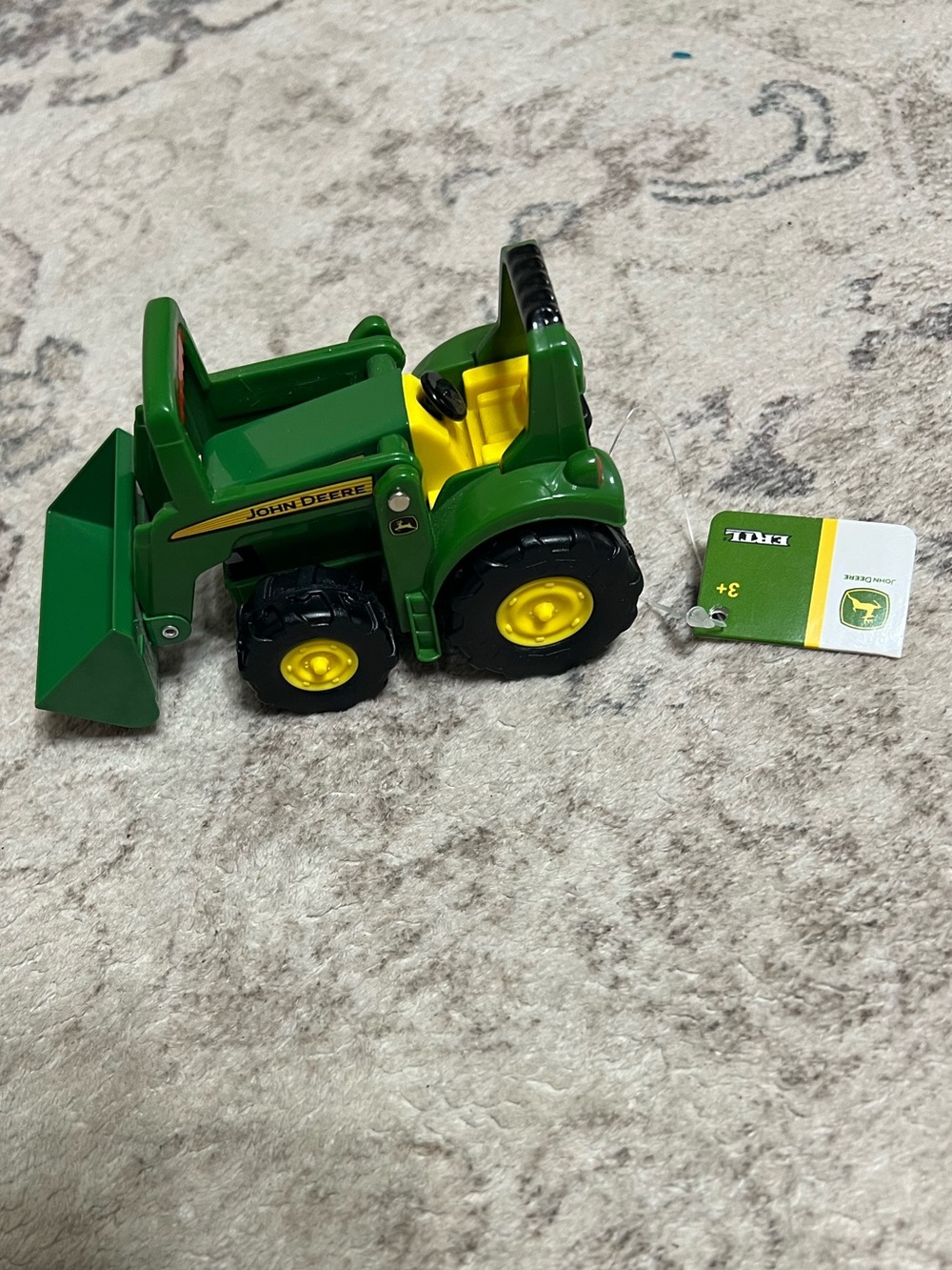 TOMY 4 in. Mini John Deere Big Scoop Tractor